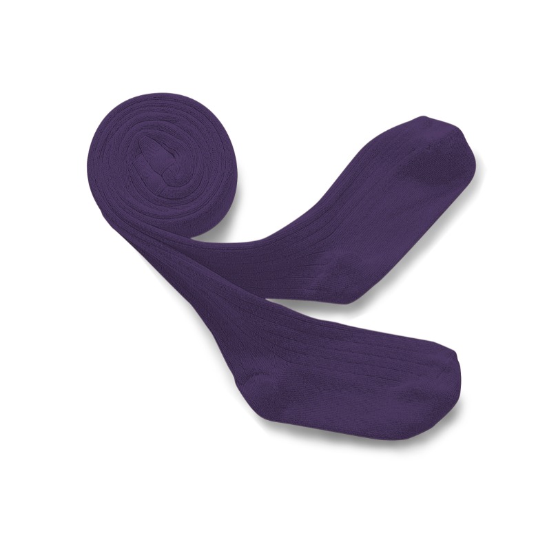 COLLEGIEN I 5990 Ribbed tights_#771 Iris de Provence