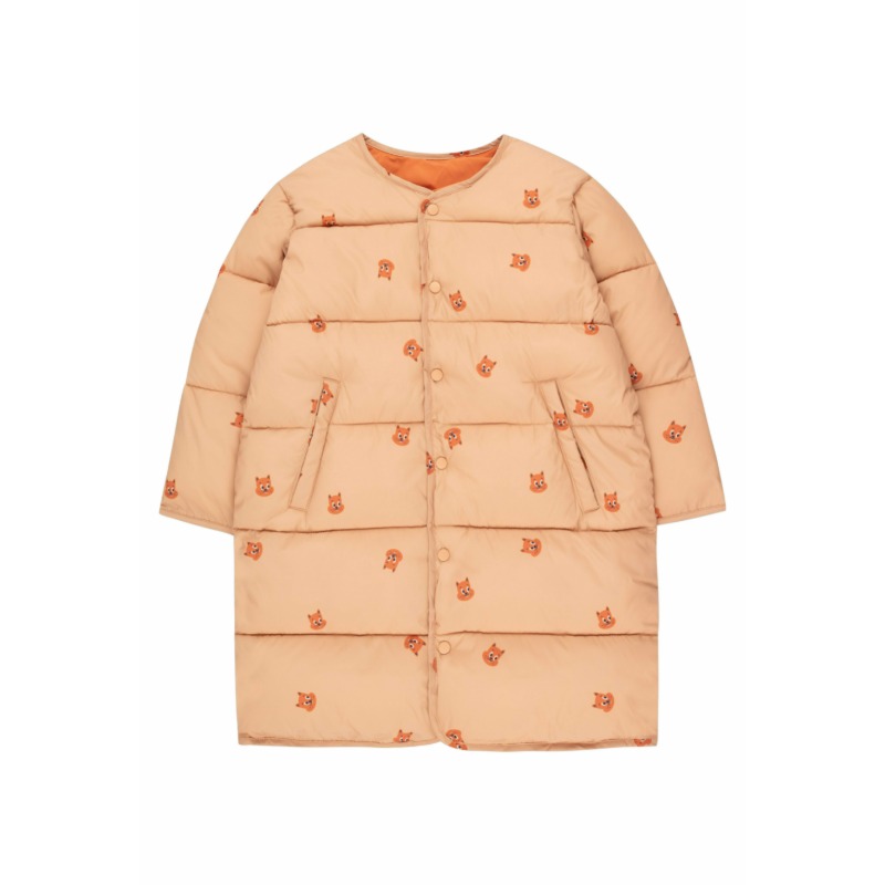 TINYCOTTONS I  SQUIRRELS REVERSIBLE LONG JACKET