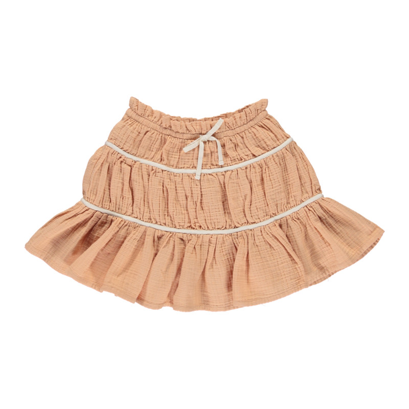 LiiLU I  Loro Skirt - Apricot Cream
