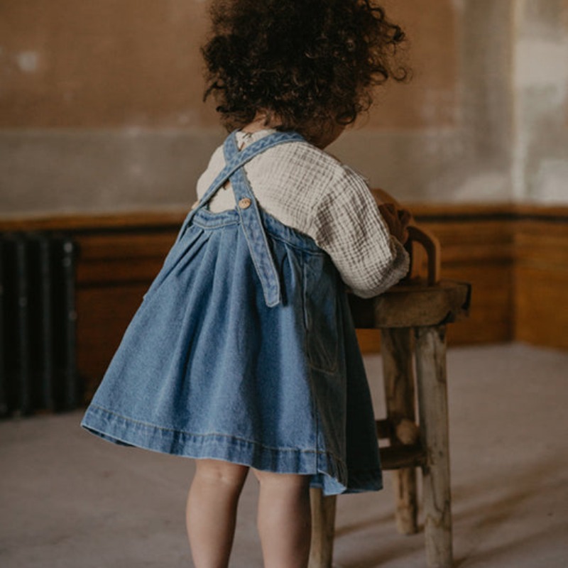 The Simple Folk l The Oversized Denim Pinafore 재입고 4-5, 5-6