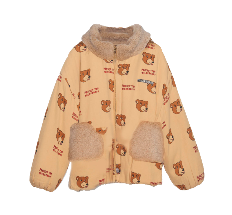 W&amp;W : Puffer jacket - honey bear