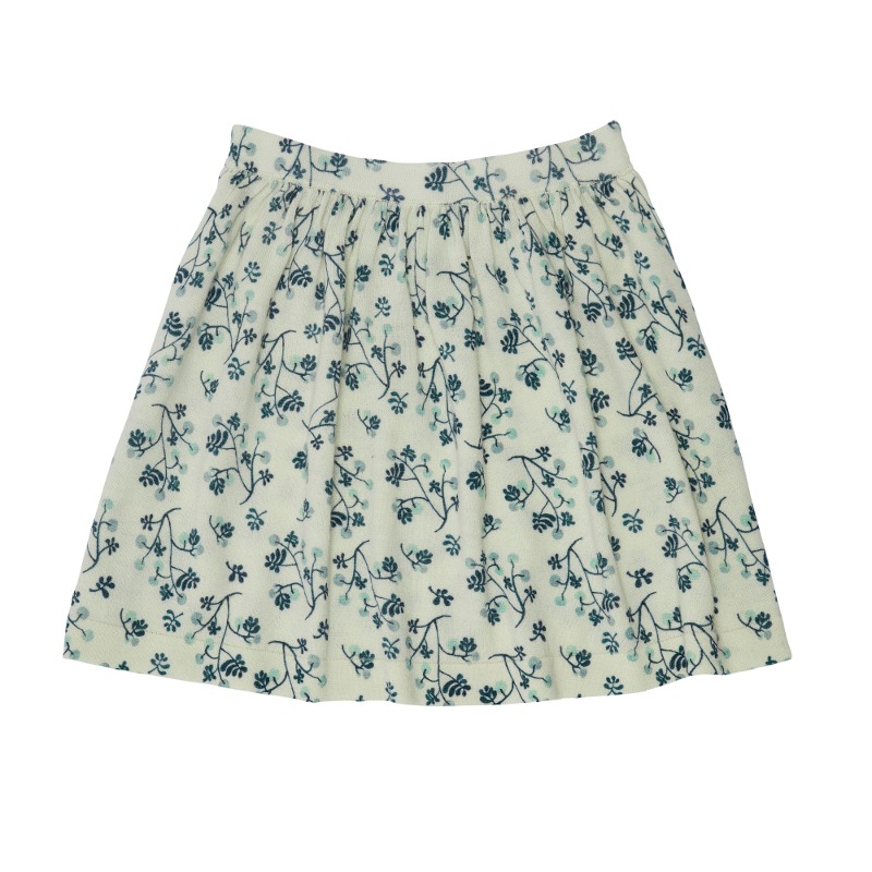 FUB 퍼브 :  Printed Skirt - ecru/pistachio