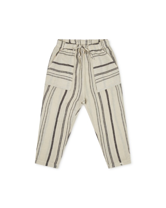 MATONA I  Lio Pants_ beige / striped