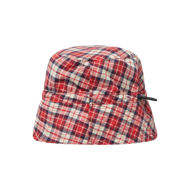 CARAMEL :  BUCKTHORN HAT - RED CHECK