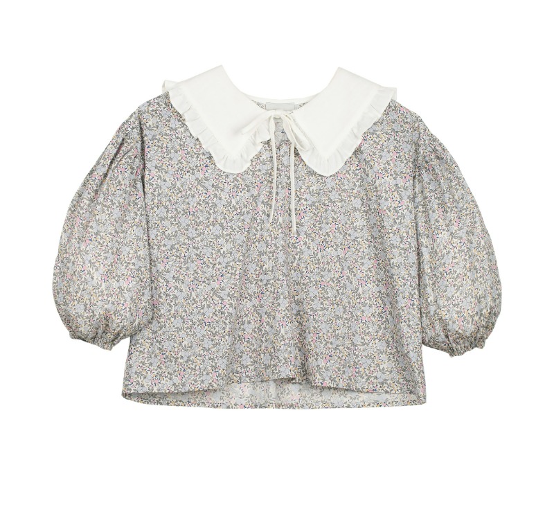 MIPOUNET 미포넷 : VALENTINA VOILE BLOUSE - PRINTED VOILE