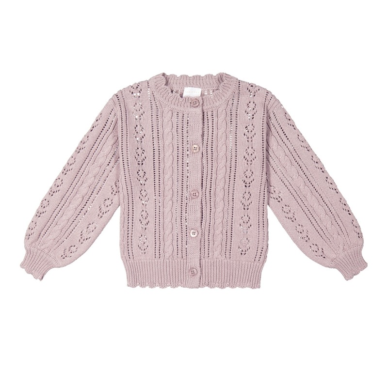 JAMIE KAY 제이미케이  :  Eleanor Knitted Cardigan - Cosy Pink