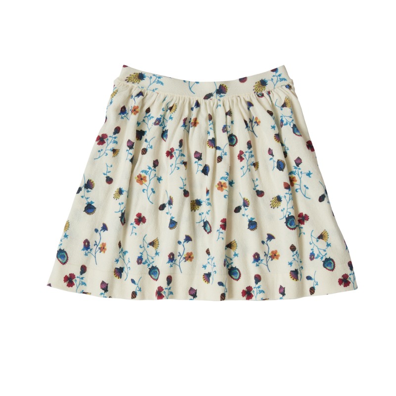 FUB 퍼브 : Printed Skirt (1624 SS) ecru/flower 90, 120