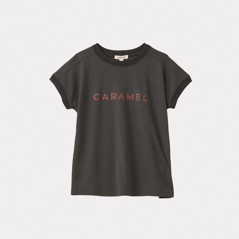 CARAMEL 카라멜런던 : CRESS T-SHIRT - CHARCOAL